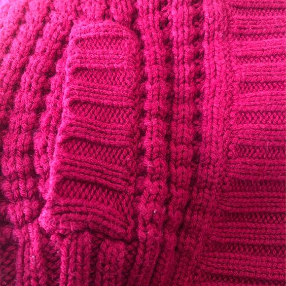 Gap Kids Red Knit Sweater Cardigan Hooded size small 6-7 years - Picture 9 of 11